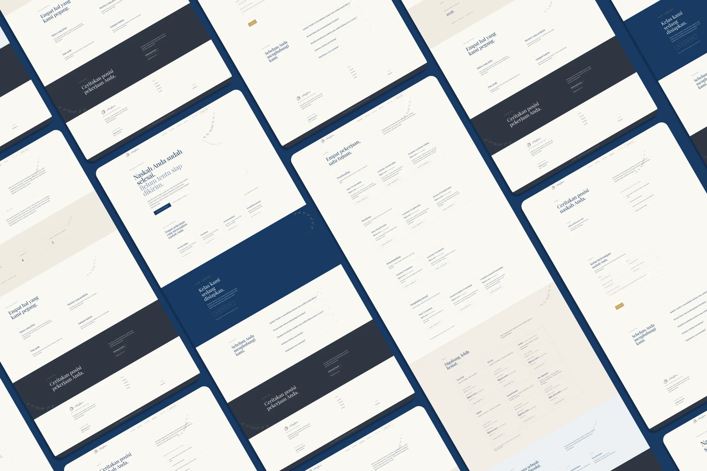 NataJivva: A bilingual site for an academic manuscript service